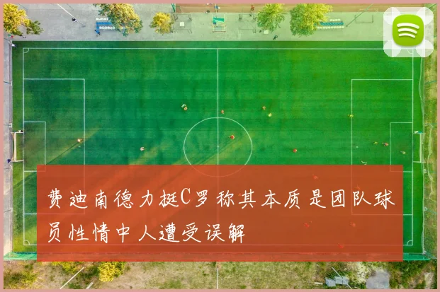 费迪南德力挺C罗称其本质是团队球员性情中人遭受误解